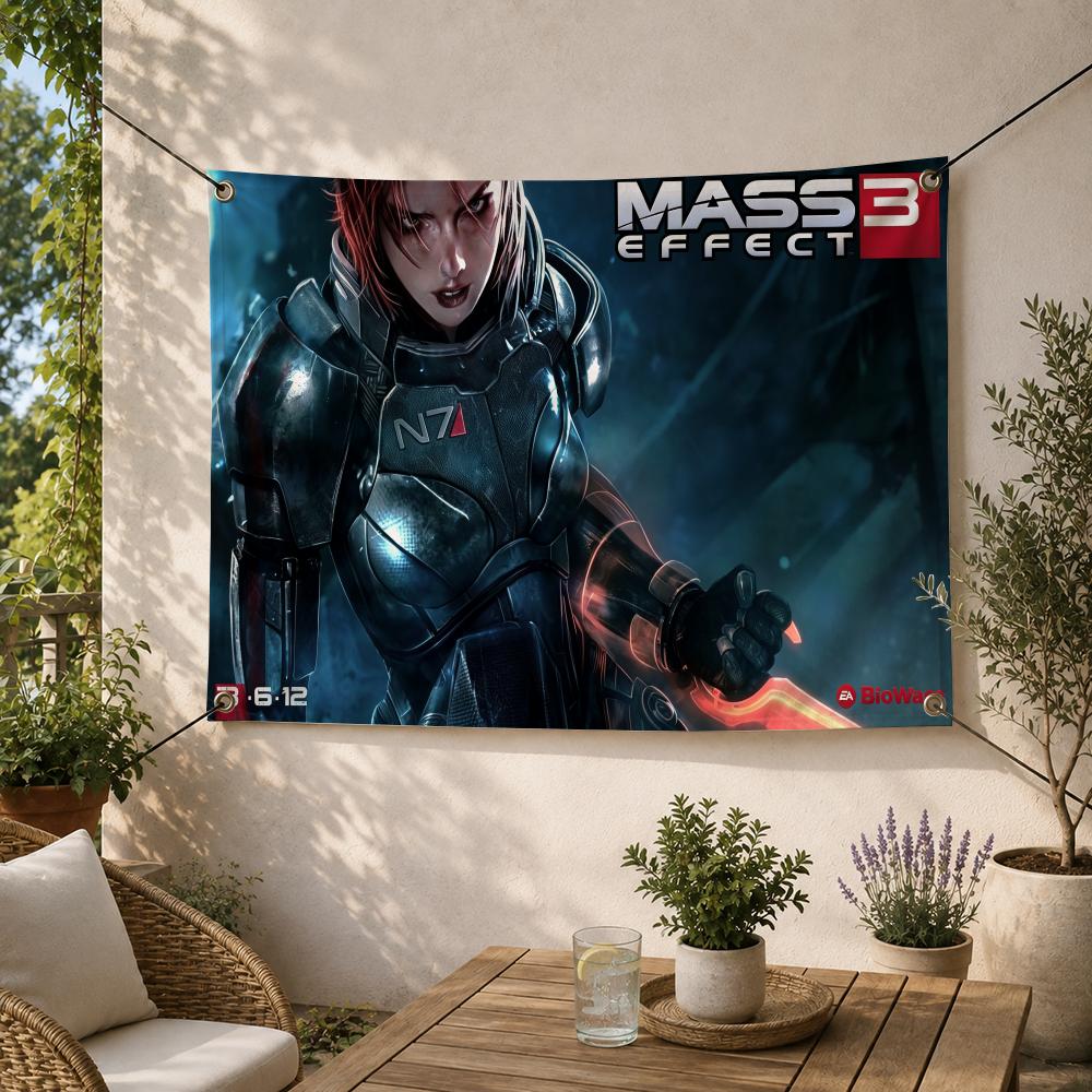 Outdoor Camping Rpg - Game-Mass Effect SciFi RPG Adventure Flags
