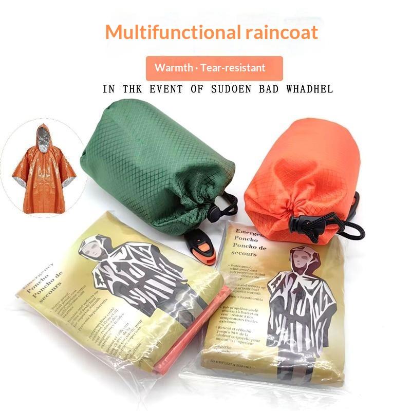 Camping Outdoor Clothing - Outdoor Multifunction Raincoat Camping Raincoat With