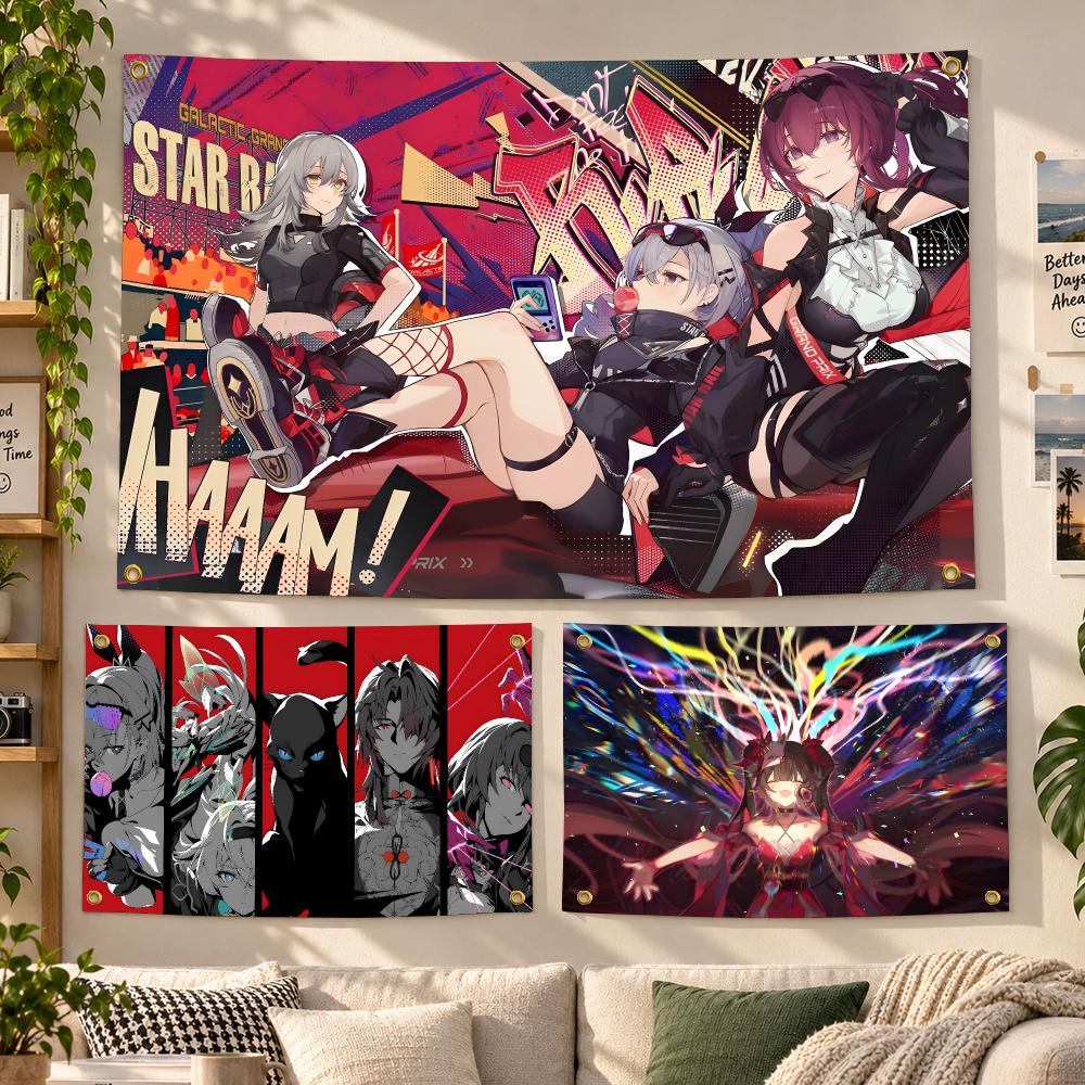 Outdoor Camping Rpg - Game Honkai Star Rail RPG Flags