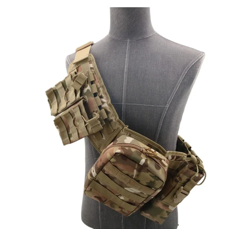 Outdoor Camping Bag - Tactical Molle Waist Belt Bag Expandable