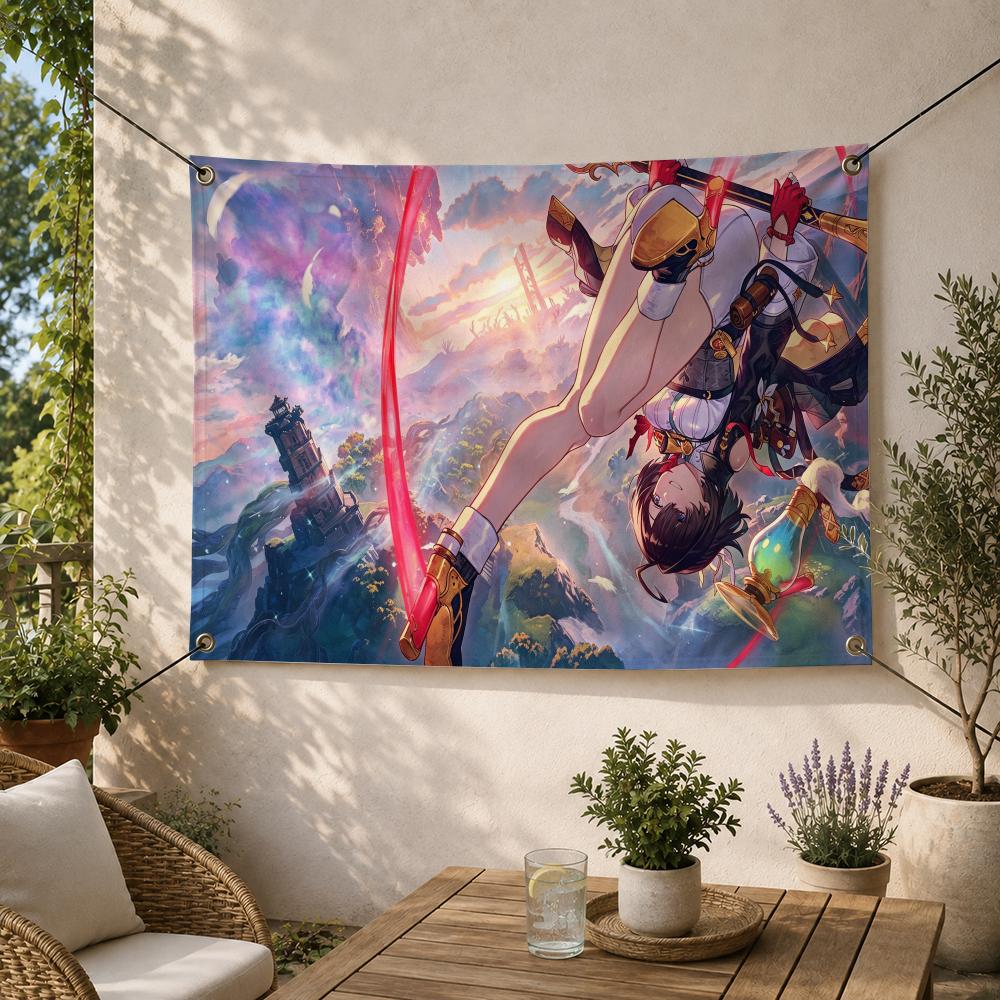 Outdoor Camping Rpg - Game Fantasy A-Atelier Series RPG Flags