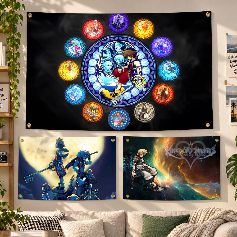Outdoor Camping Rpg - Game Kingdom Hearts RPG Flags Personalized