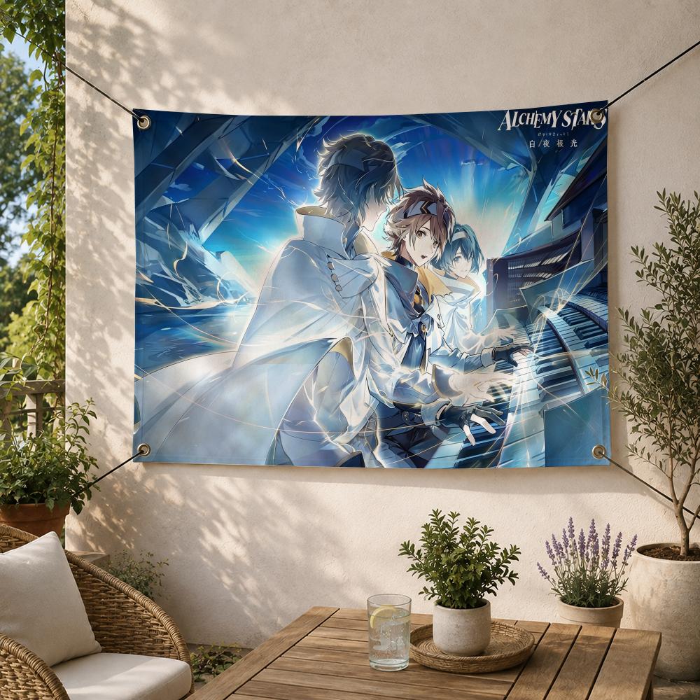 Outdoor Camping Rpg - Game Fantasy A-Alchemy Stars RPG Flags