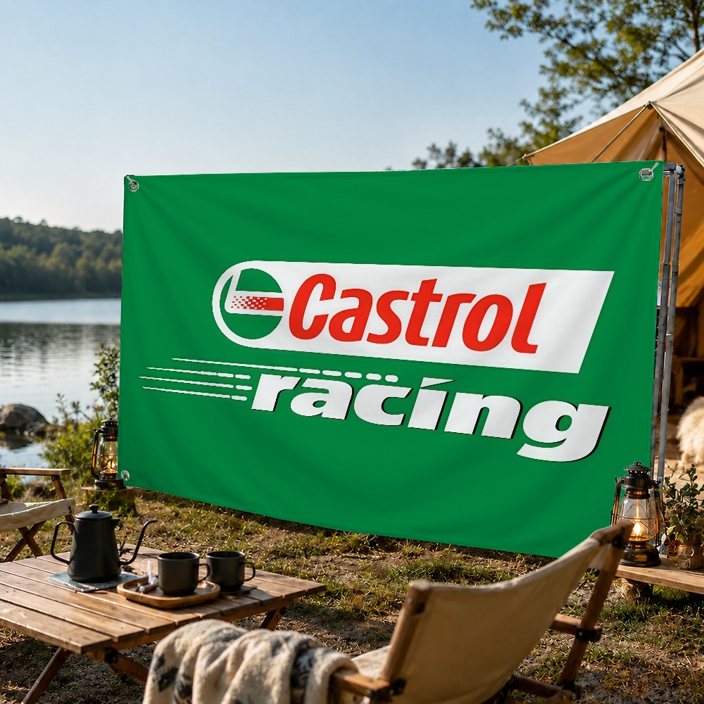 C-Castrol Moto Oil Brand Flag  - огляд і ціна Camping Quad