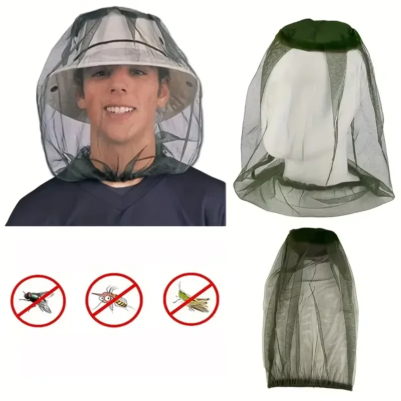 Anti Mosquito Cover Hat Net Co - огляд і ціна Outdoor Camping Mosquito Net