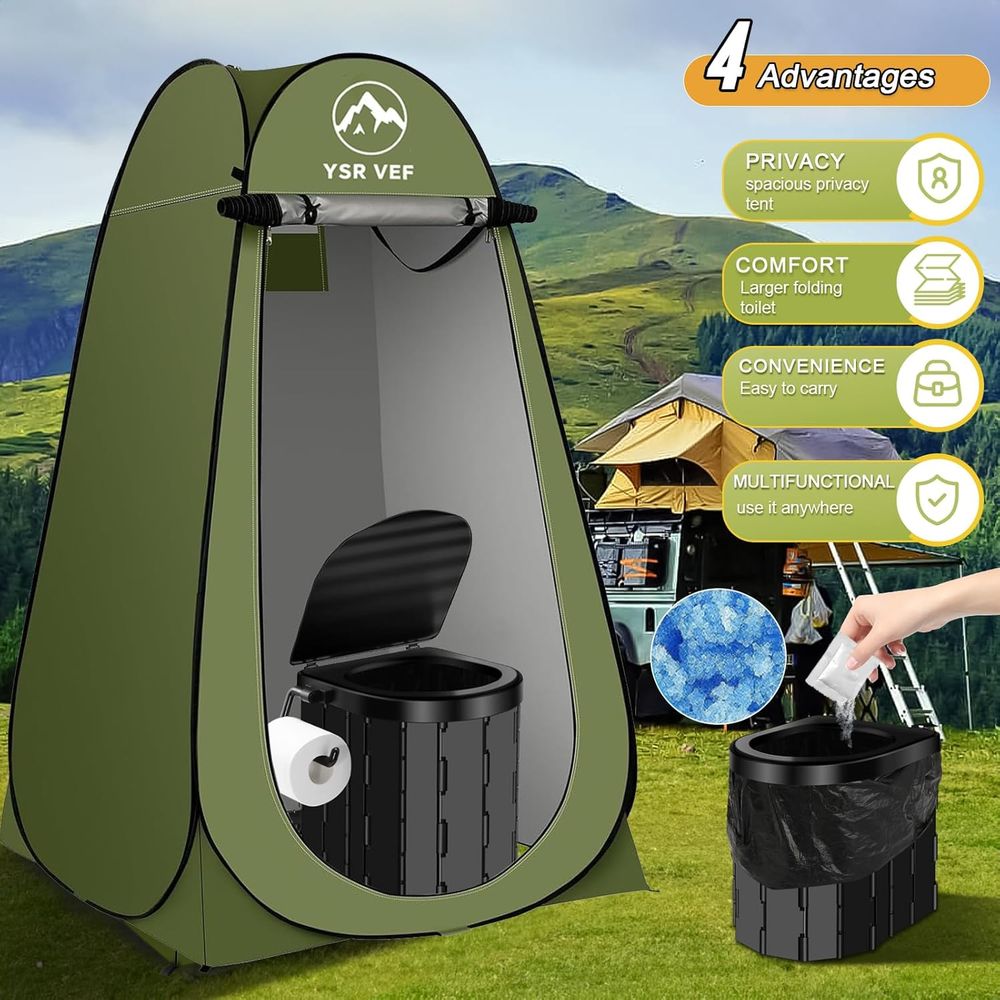 Portable Toilet Kit, Camping T - огляд і ціна Outdoor Camping Bag