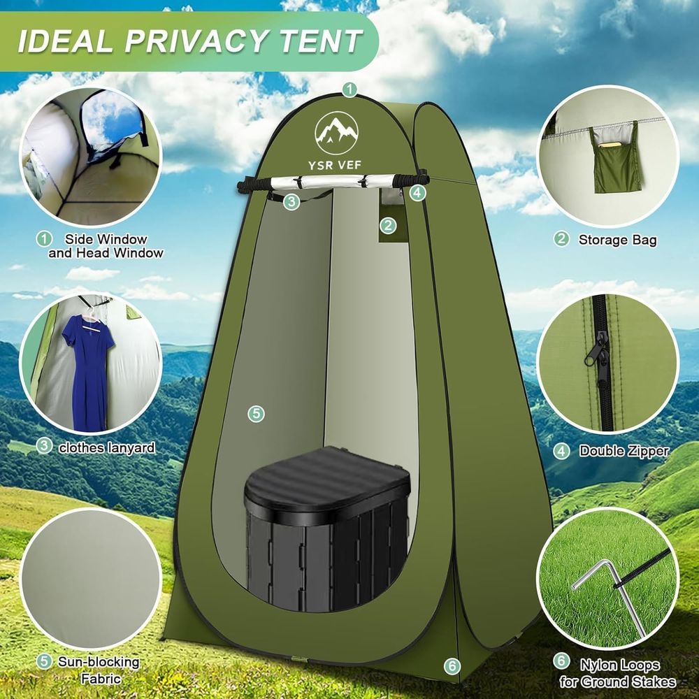 Portable Toilet Kit, Camping T - огляд і ціна Outdoor Camping Bag