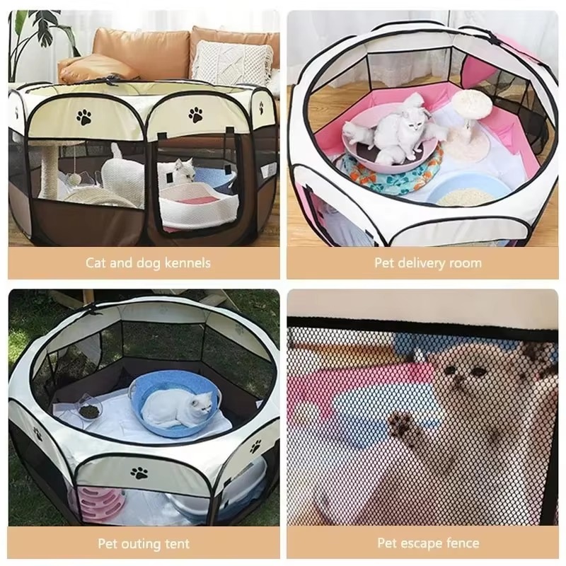 Portable Folding Pet Tent, Oct - огляд і ціна Outdoor Camping Dog Fence