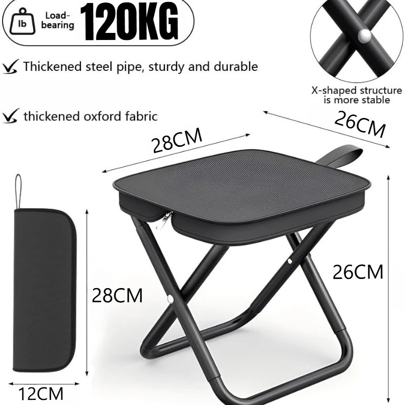 Portable Folding Camping Stool - огляд і ціна Outdoor Camping Folding Chair