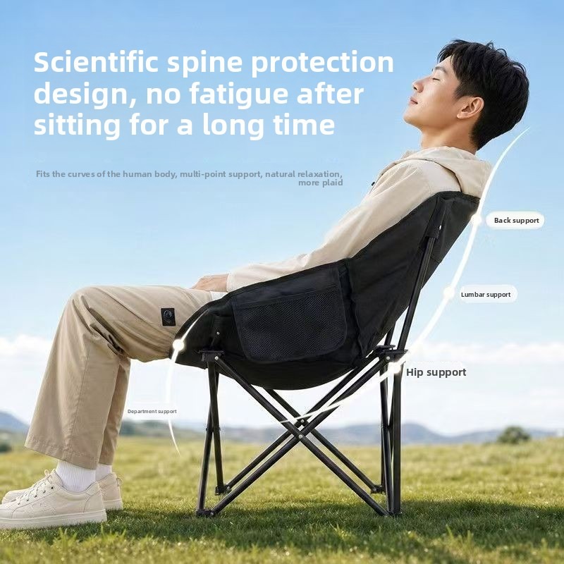 Premium Cotton Padded Outdoor  - огляд і ціна Outdoor Camping Folding Chair