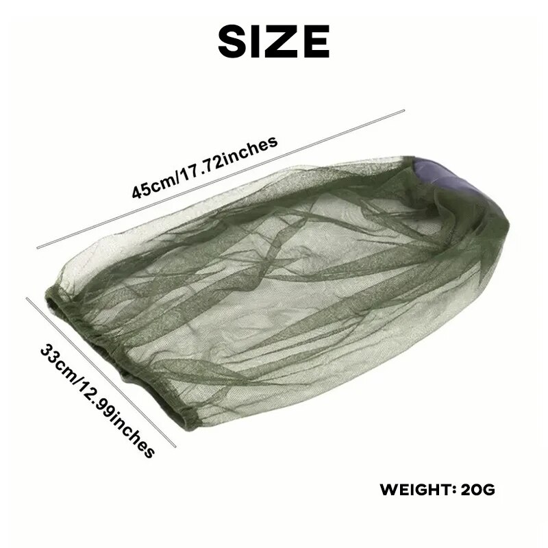Anti Mosquito Fishing Cap 1pc  - огляд і ціна Outdoor Camping Mosquito Net