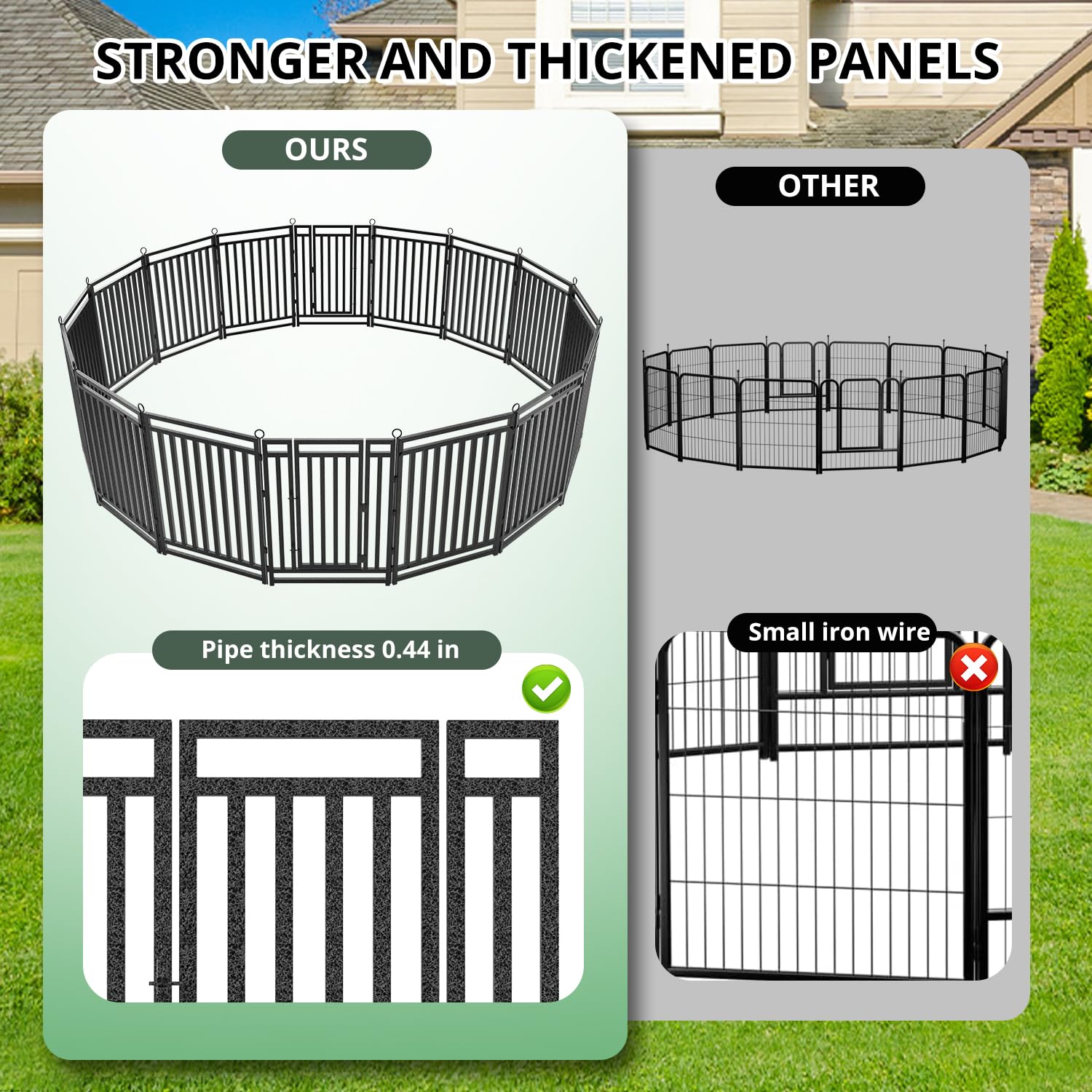 Thickened Outdoor Dog Fence 40 - огляд і ціна Outdoor Camping Dog Fence