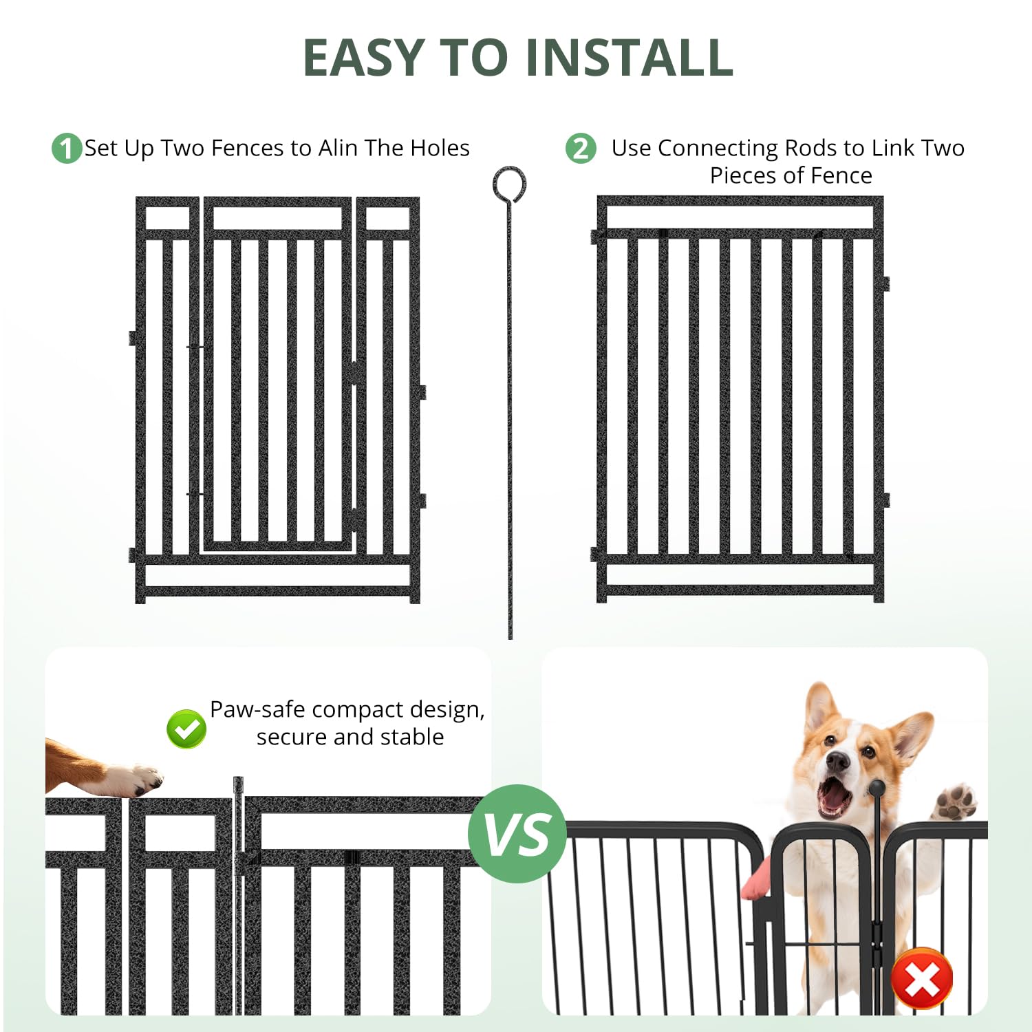 Thickened Outdoor Dog Fence 40 - огляд і ціна Outdoor Camping Dog Fence