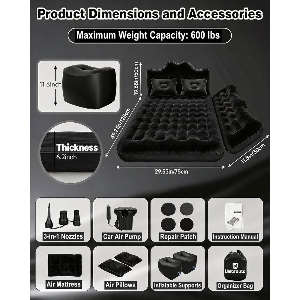 Car Air Mattress Backseat| Inf - огляд і ціна Inflatable Mattress