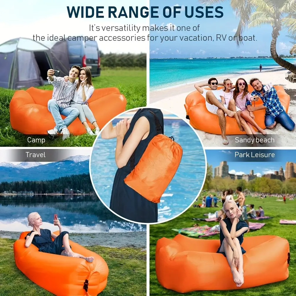 Portable Inflatable Lounger La - огляд і ціна Outdoor Camping Couch