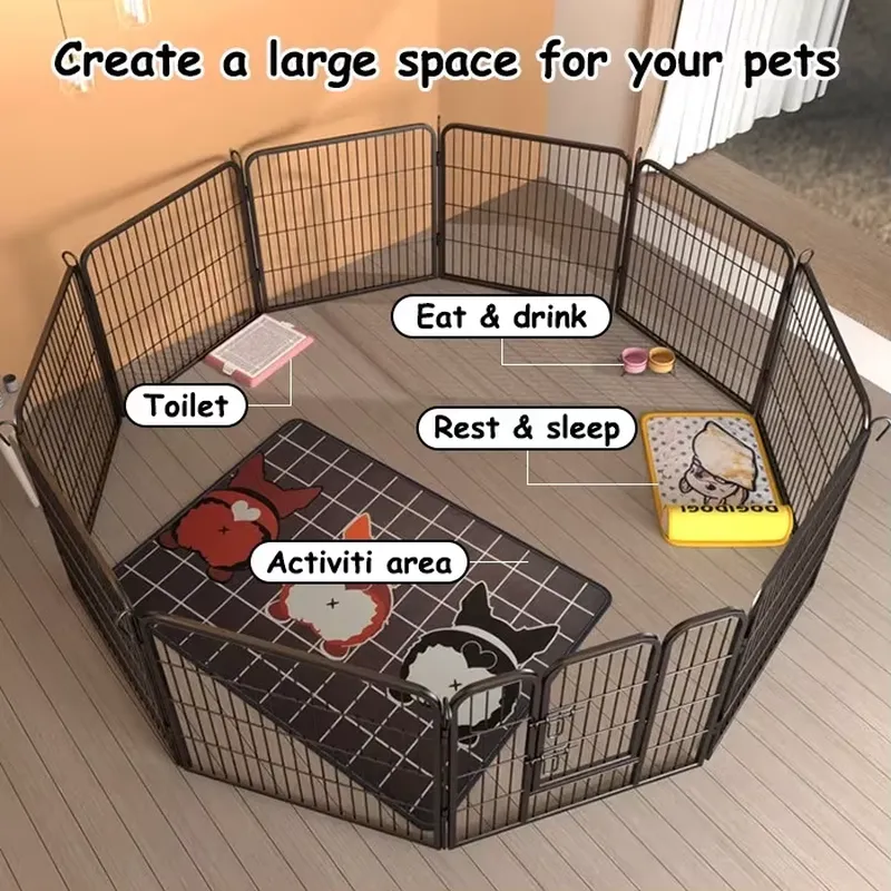 for 8 Panel Dog Playpen Metal  - огляд і ціна Outdoor Camping Dog Fence