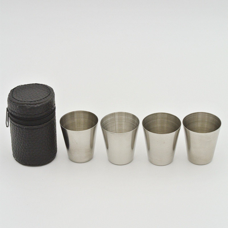 4Pcs 30ml Stainless Steel Shot - огляд і ціна Outdoor Camping Gear Brands