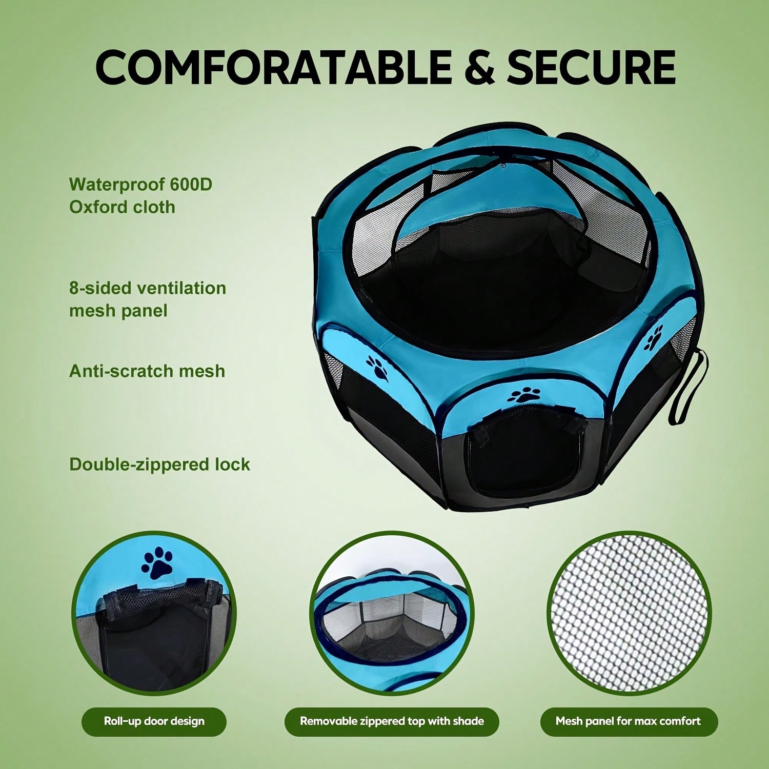 This Foldable Octagonal Pet Fe - огляд і ціна Outdoor Camping Dog Fence