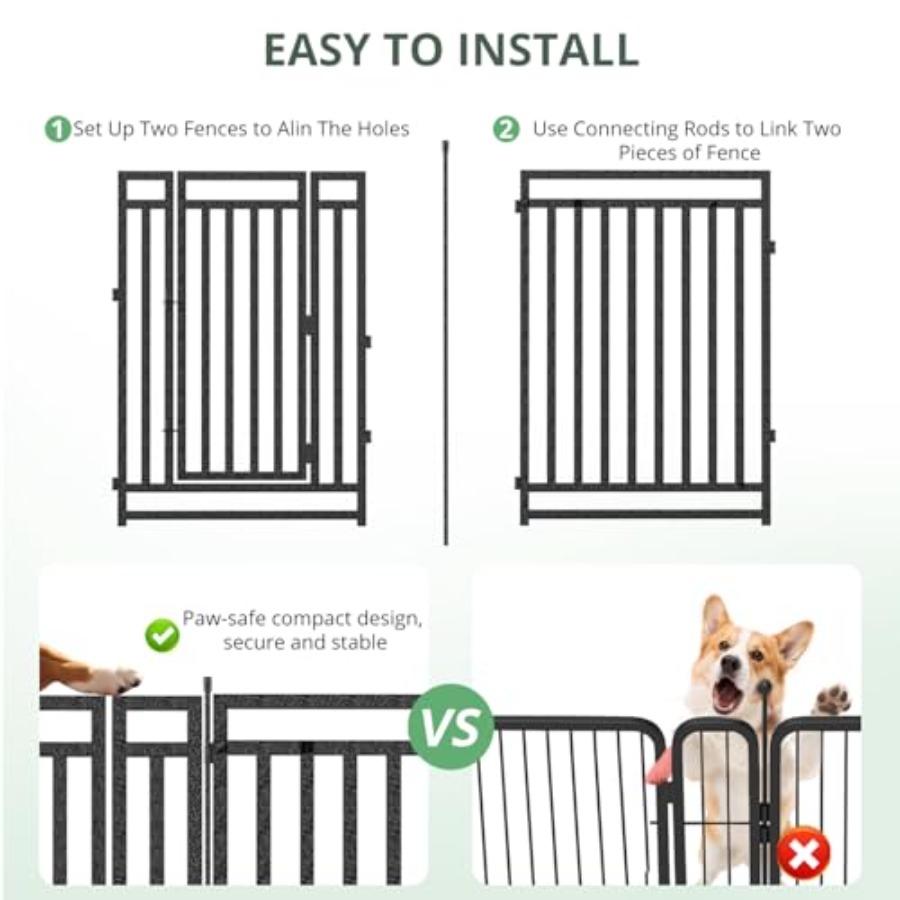 Dog Fence Outdoor for Yard Dog - огляд і ціна Outdoor Camping Dog Fence
