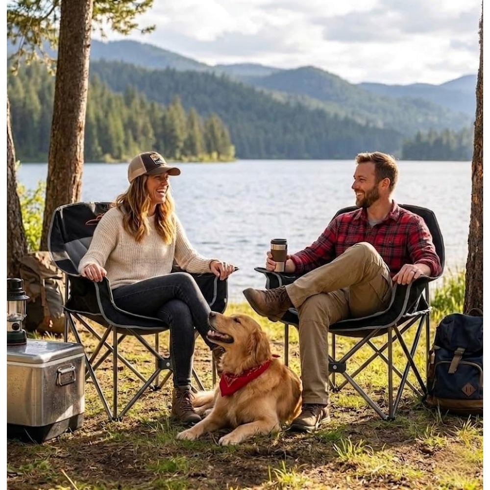 Oversized Padded Camping Chair - огляд і ціна Camping Quad