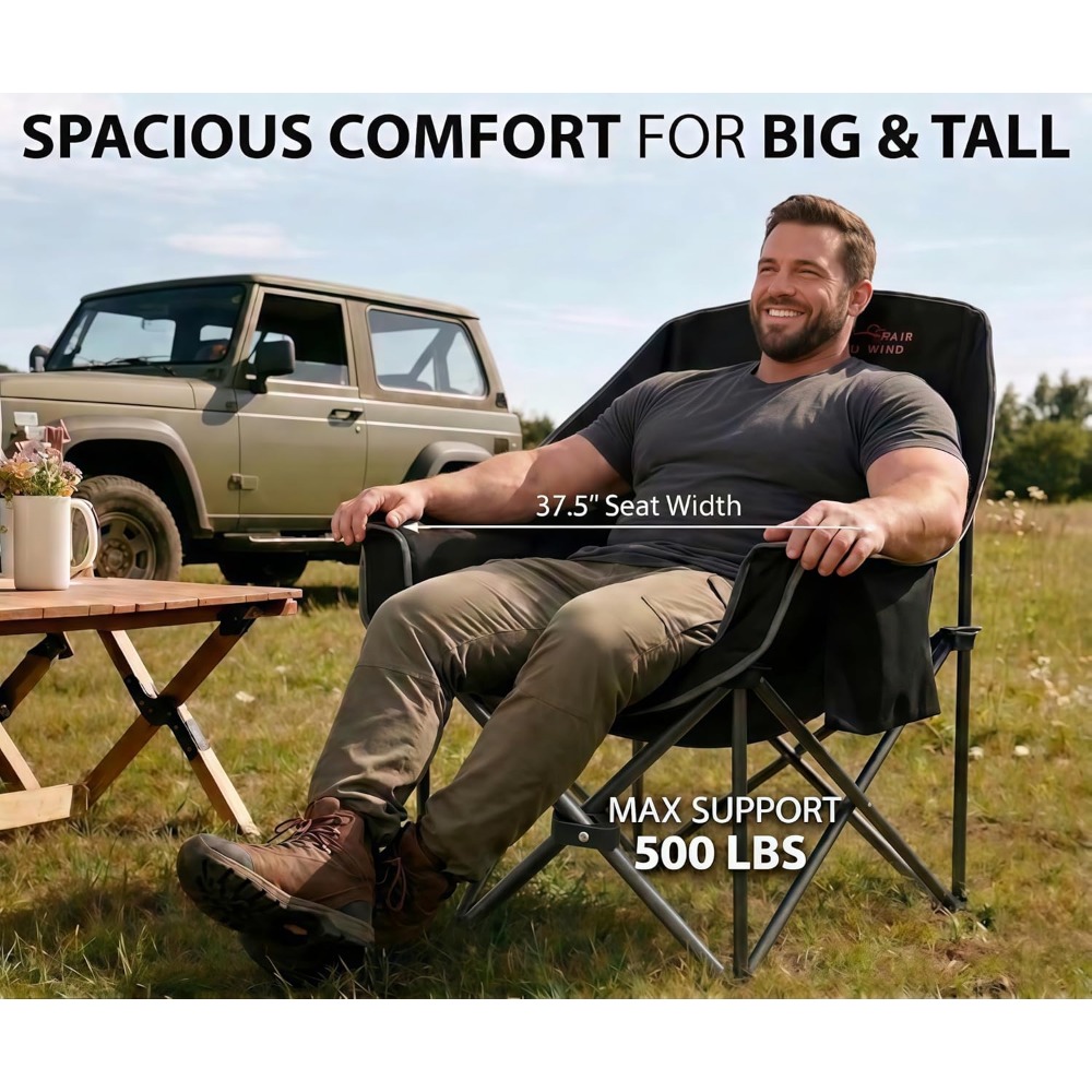 Oversized Padded Camping Chair - огляд і ціна Camping Quad